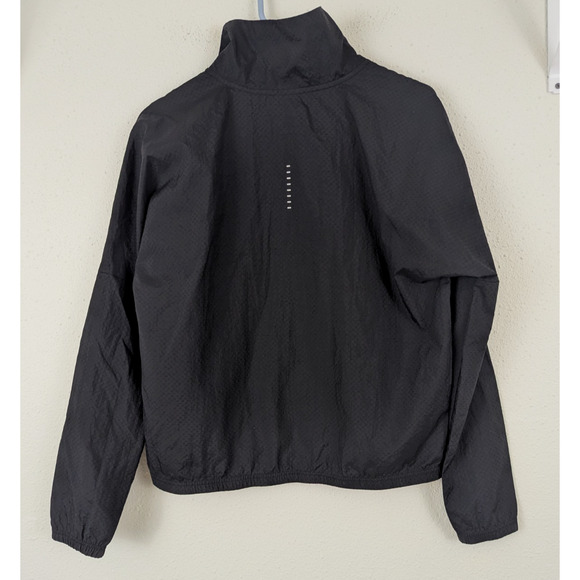 Nike Running sz S Division Jacket run black thin lightweight 1/4 zip 0150 - Picture 4 of 6